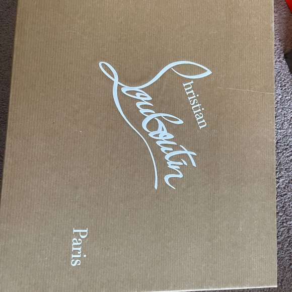 Louboutin Strappy Black Leather Heels - Picture 1 of 11